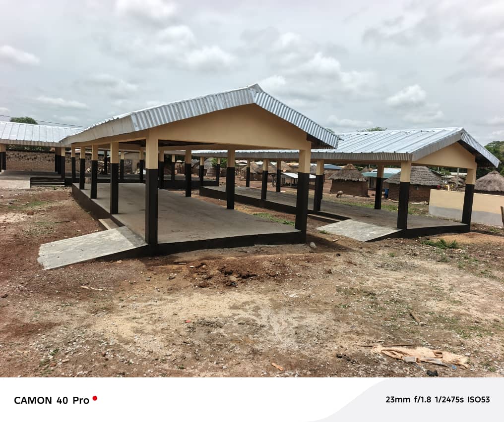 Construction d'un marché rural — Farala (Kabadougou) — vue 9